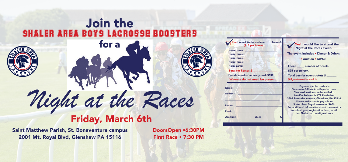 Night at the Races - March 6th